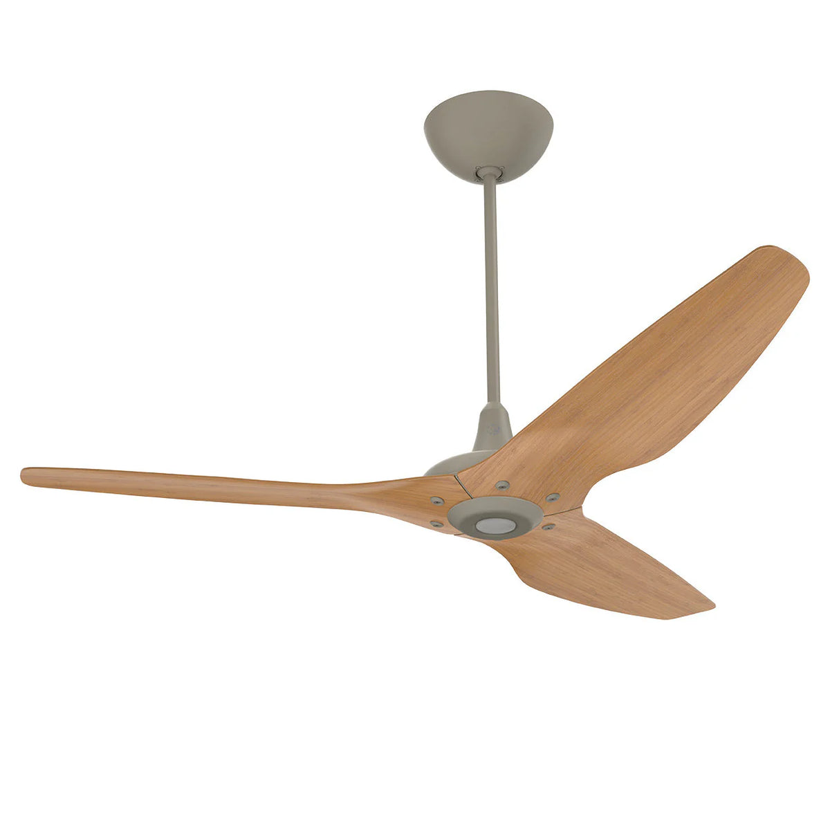60 Ceiling Fan with Cocoa Bamboo Blades and Satin Nickel Finish Z2175