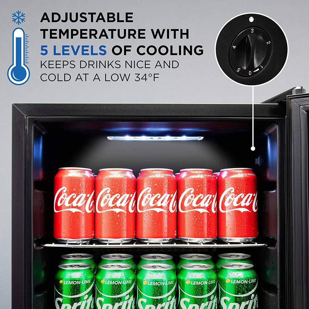 62 Can Beverage Refrigerator Stainless Steel G992
