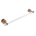 24 in. Brushed Bronze Shower Door Towel Bar U5059