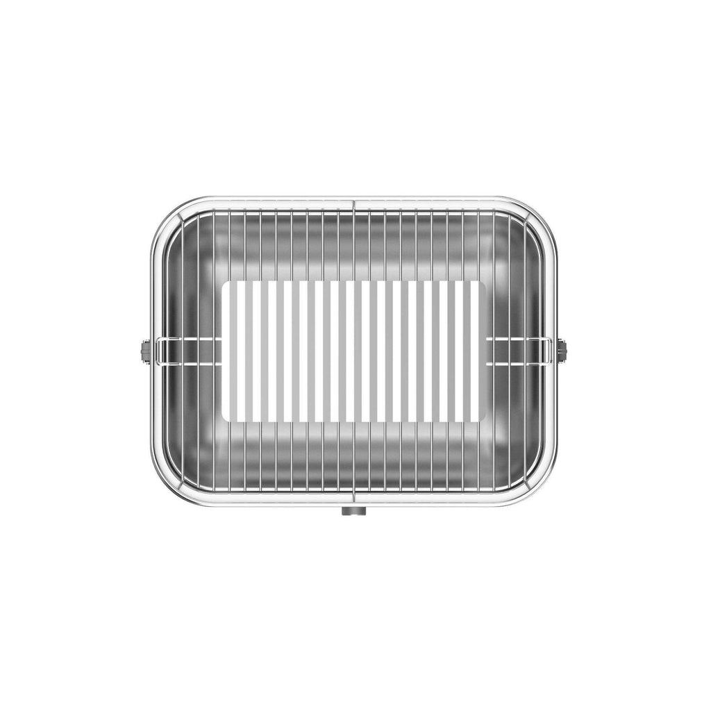 Silver Portable Charcoal Grill M8685