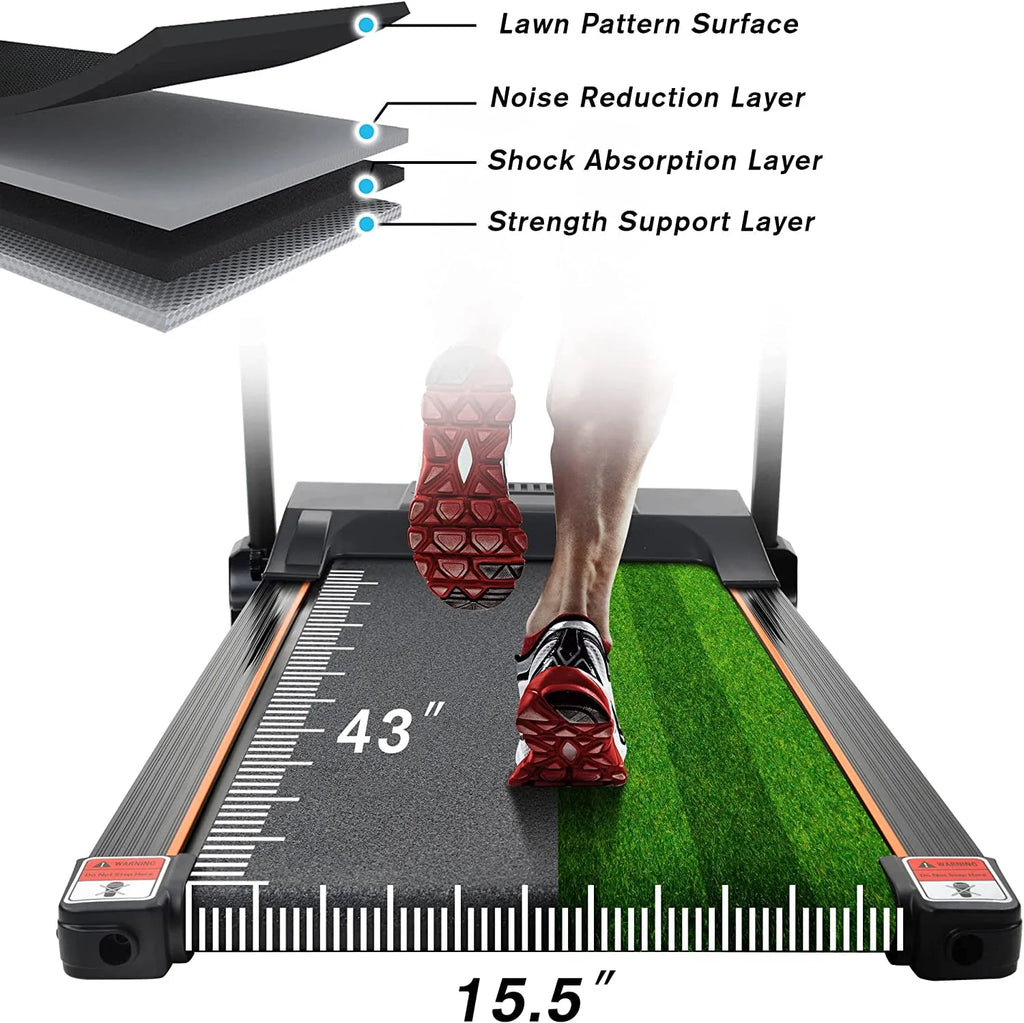 Folding Treadmill with Bluetooth and Incline O39580