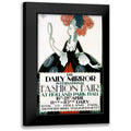 Black Modern Framed Art Print J972