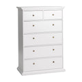 White 6 Drawer Chest G54999