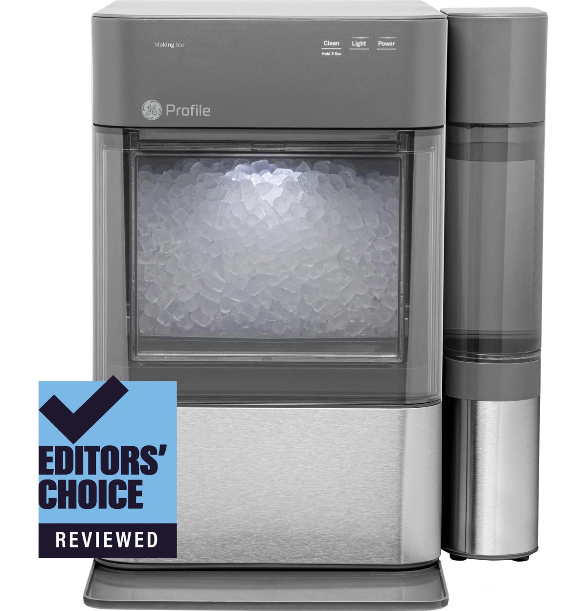 Countertop Nugget Ice Maker with Side Tank Stainless Steel F52228