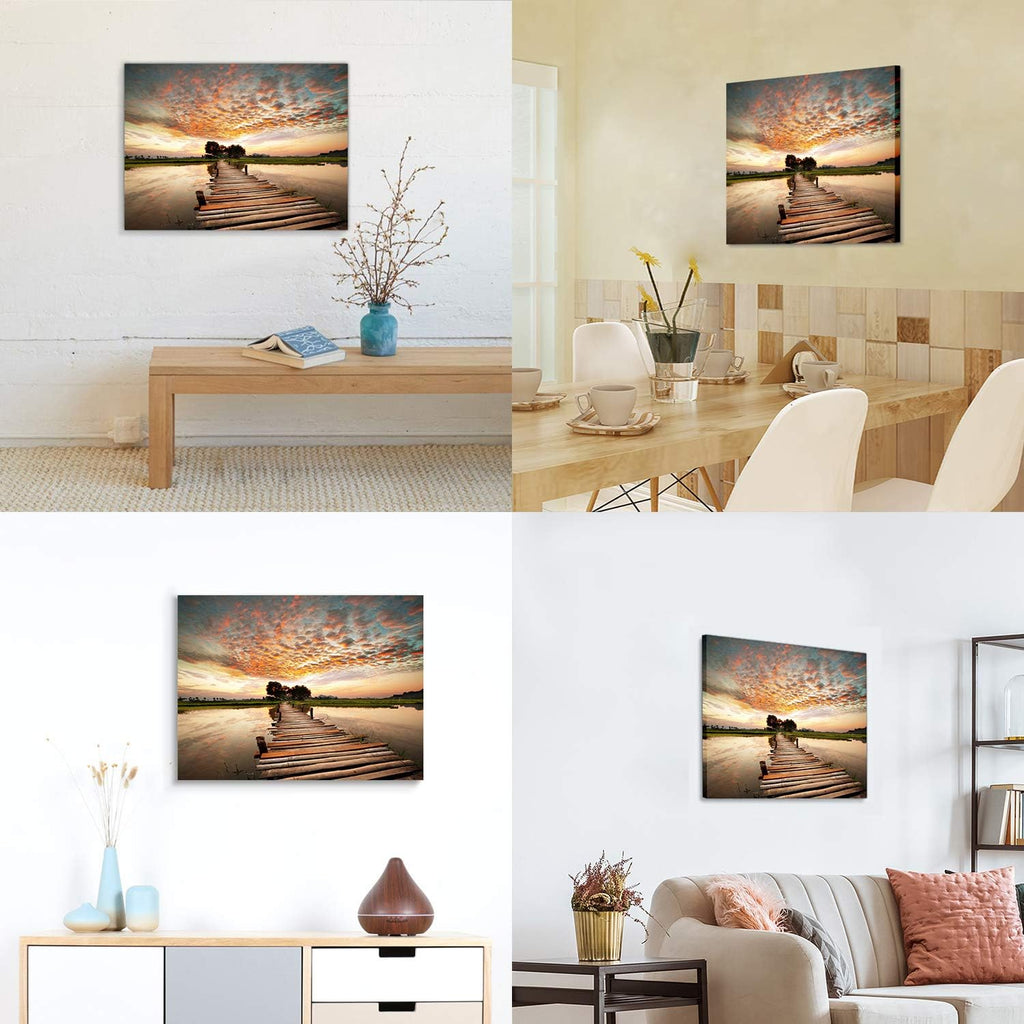 Landscape Art Print on Canvas, 18” x 24” x 1 Panel I192