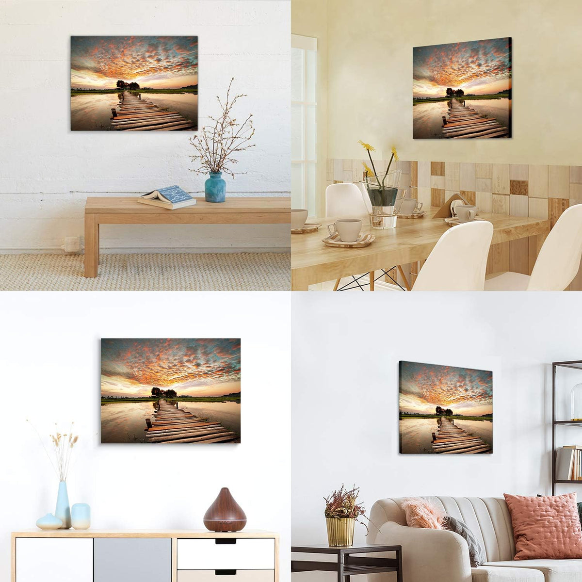 Landscape Art Print on Canvas, 18” x 24” x 1 Panel I192