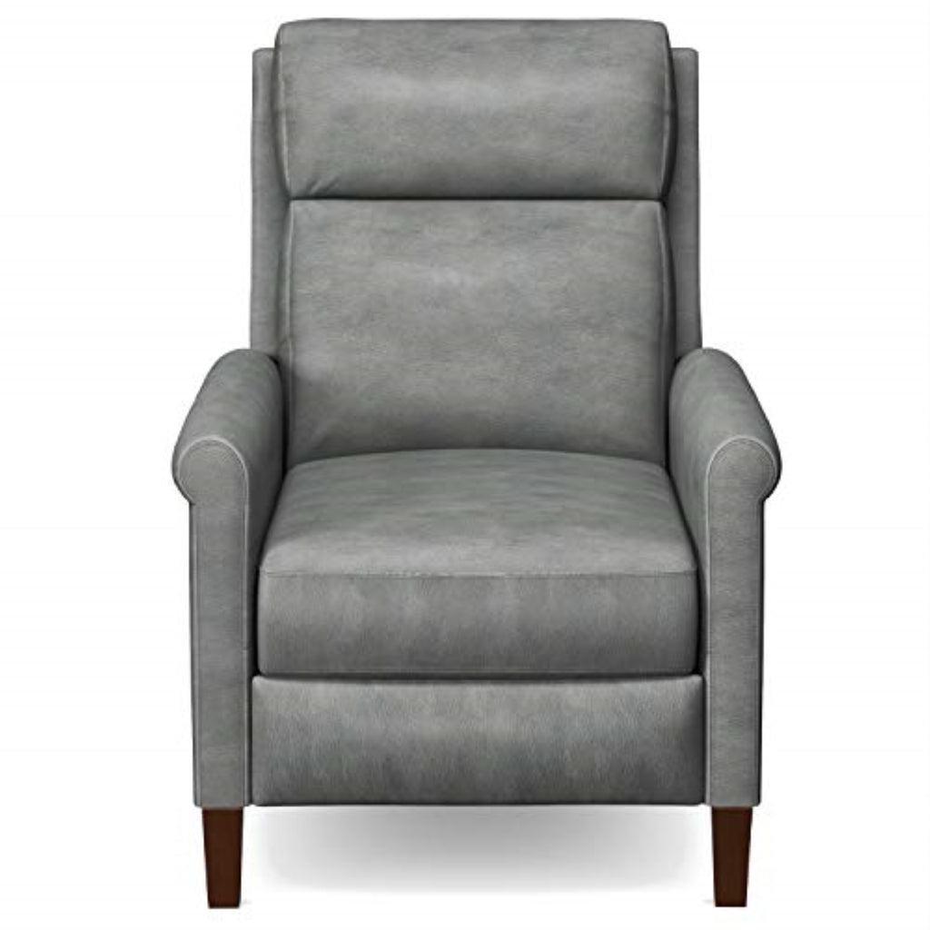Espresso Brown Leather Pushback Recliner Q3099