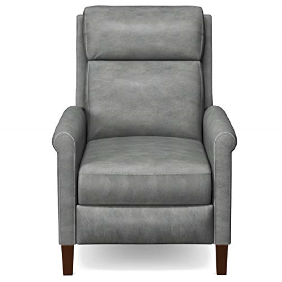 Espresso Brown Leather Pushback Recliner Q3099