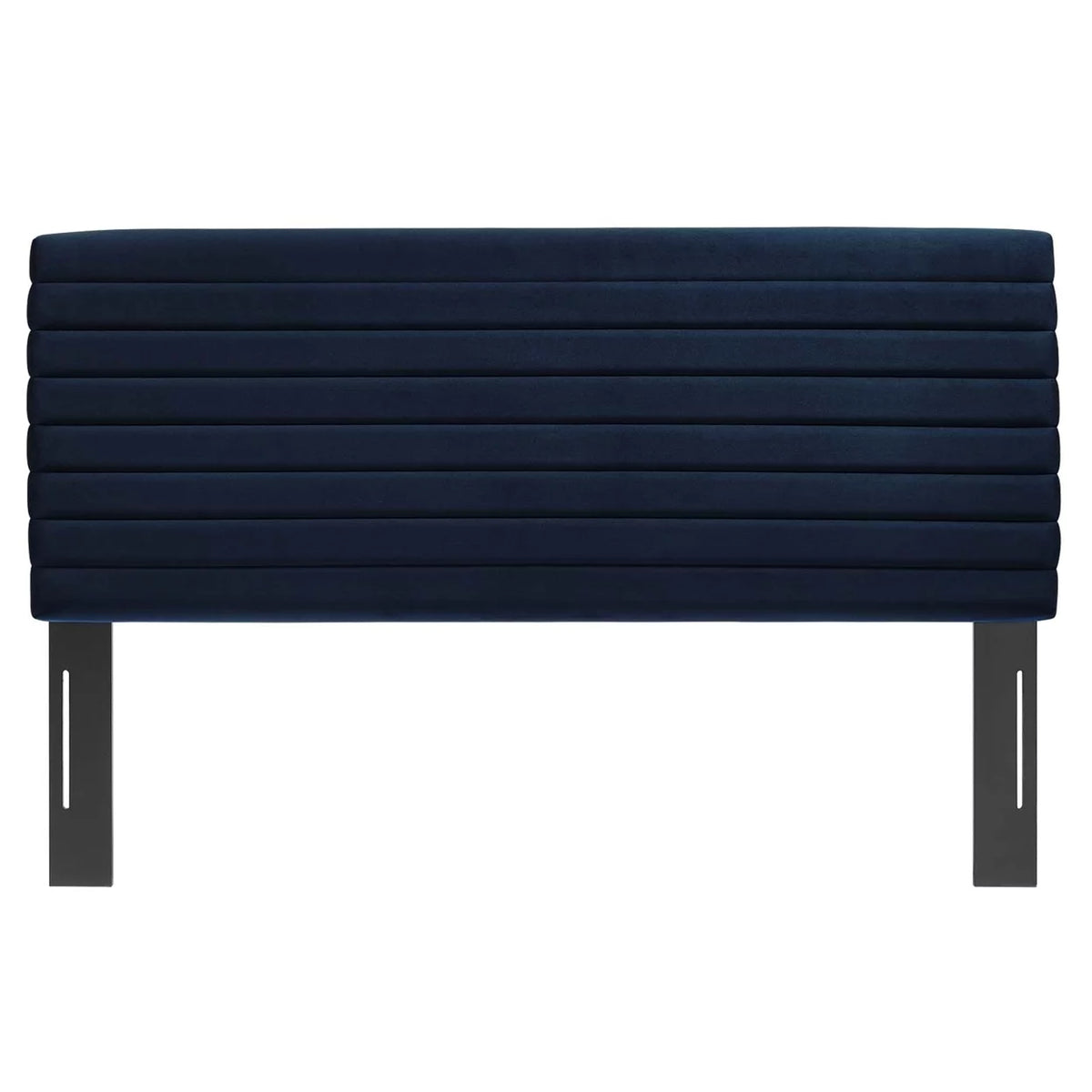 Blue Velvet King/California King Headboard L71723