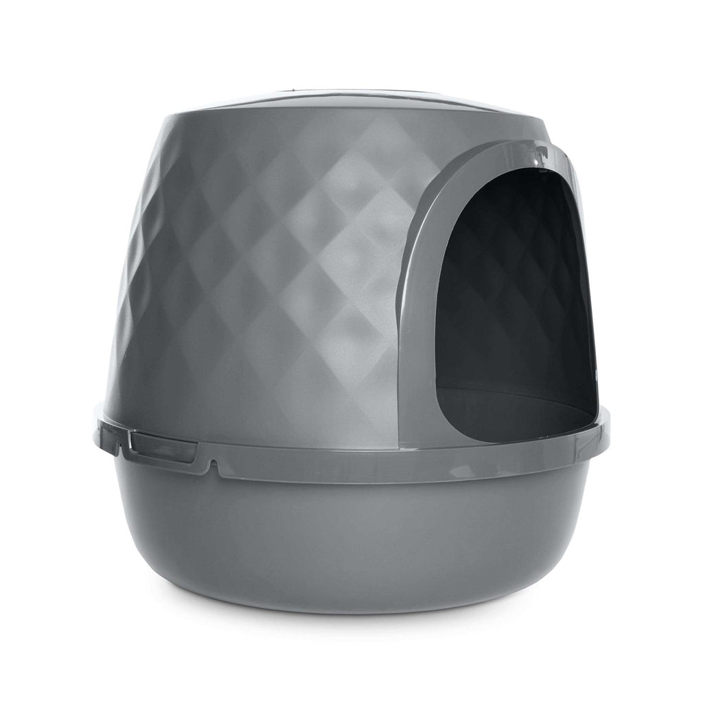 Geometric Covered Cat Litter Box E369744
