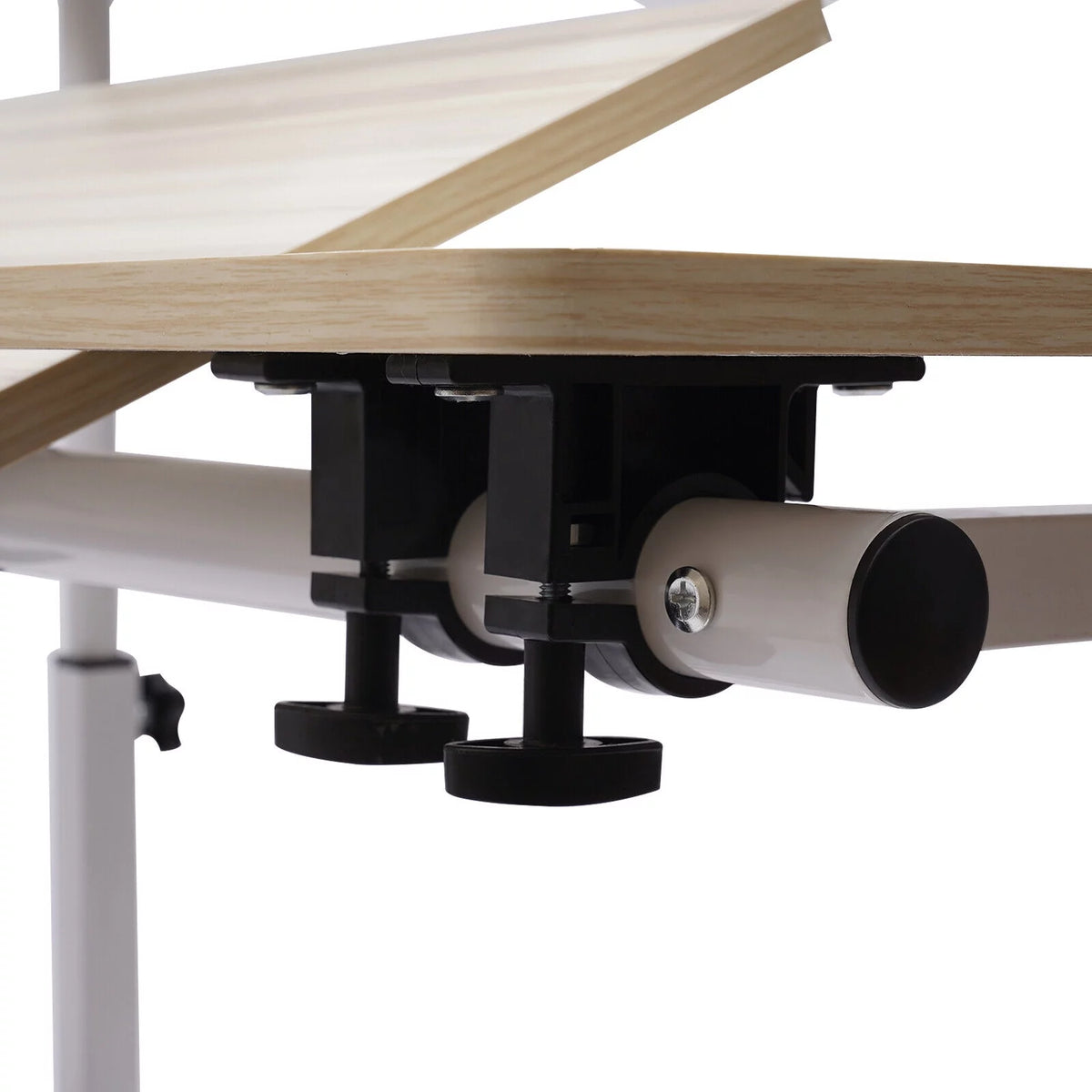 Mobile Adjustable Height Standing Desk with Wheels B626930