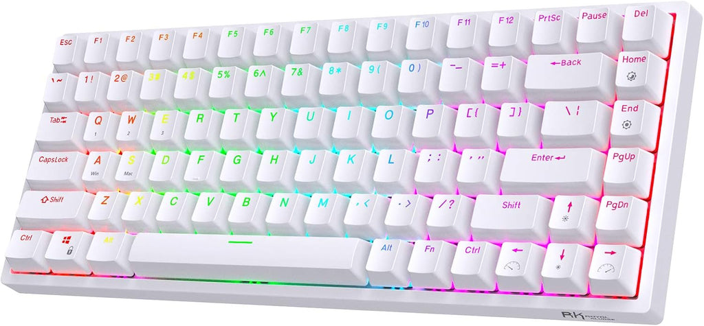 84 Keys 75% Triple Mode Hot Swappable Mechanical Keyboard Q142840