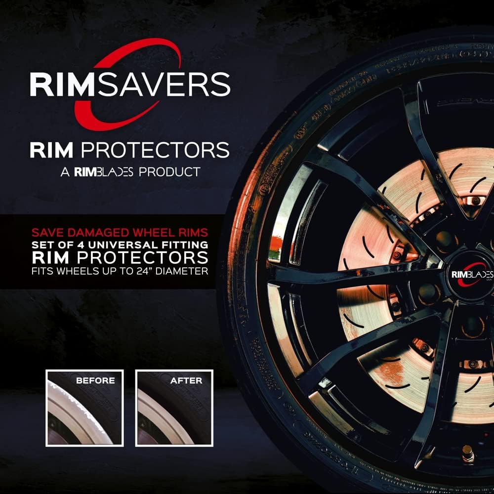 Yellow Set of 4 Wheel Rim Protectors C39074
