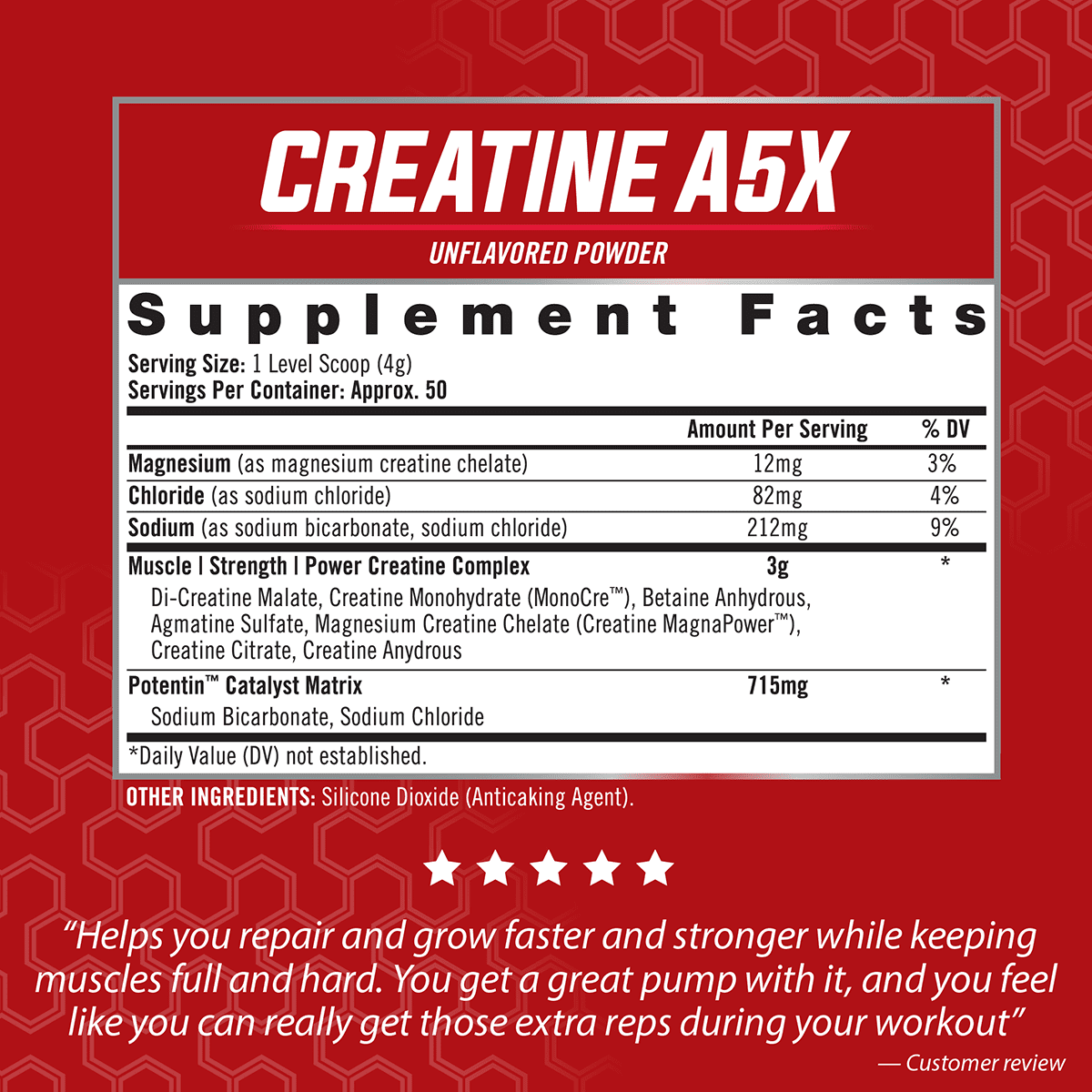 Creatine 7.05 ounces 50 Servings G644
