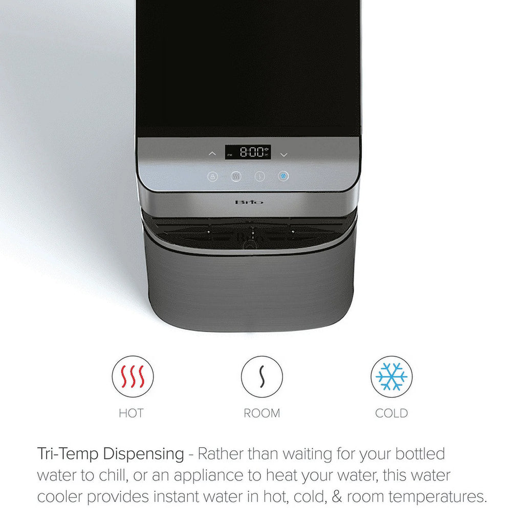 Bottom Load Hot, Cold and Room Water Cooler with Touch Dispense A715