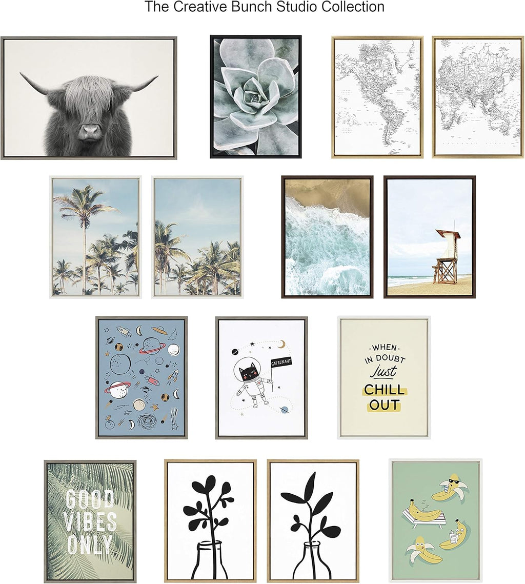 3 Piece 12 x 28 Canvas Wall Art Set M292