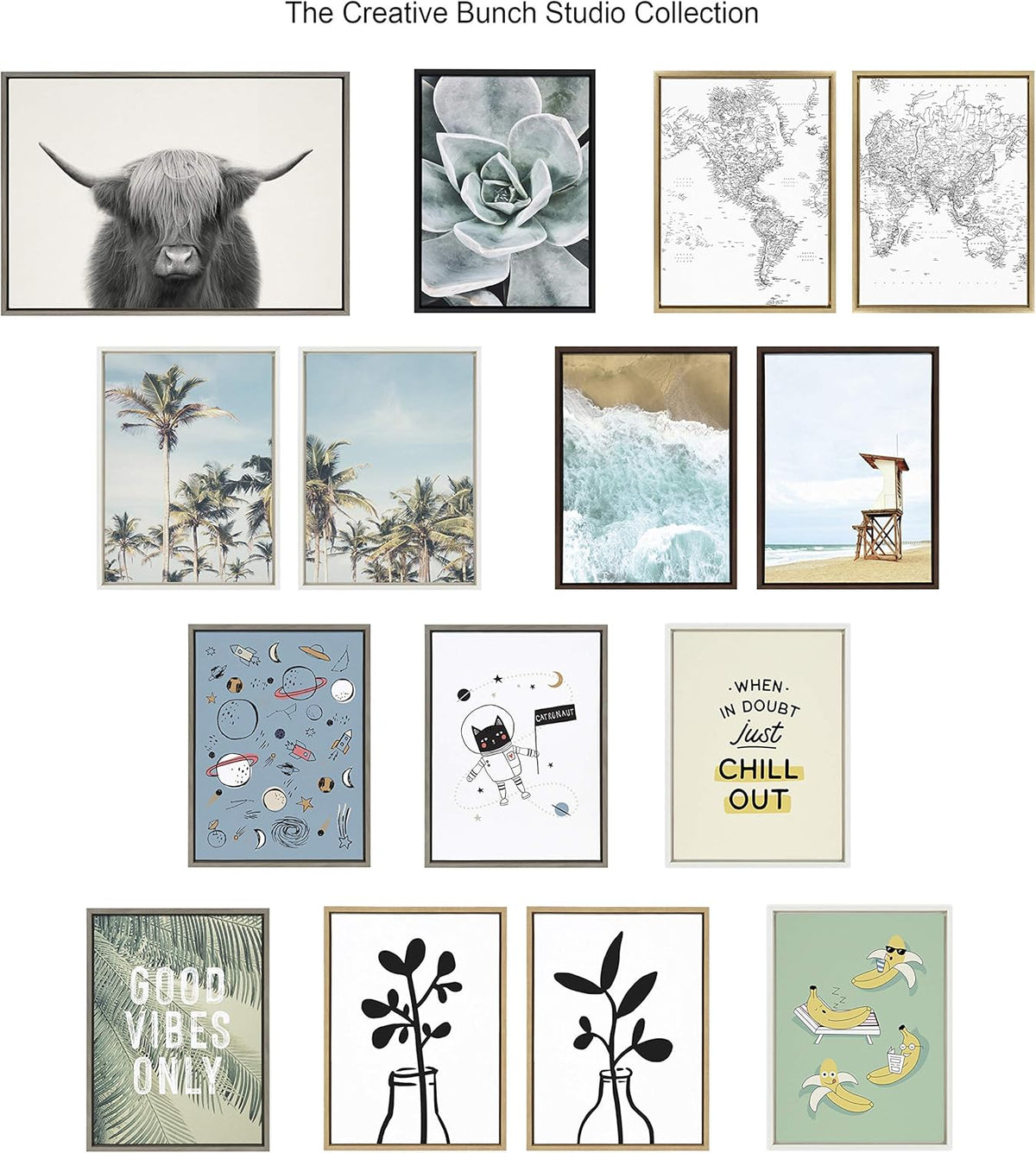 3 Piece 12 x 28 Canvas Wall Art Set M292