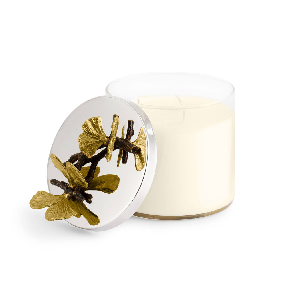 Butterfly Ginkgo Candle G34061