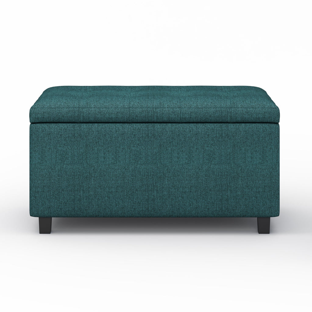 Teal Storage Ottoman Y7320