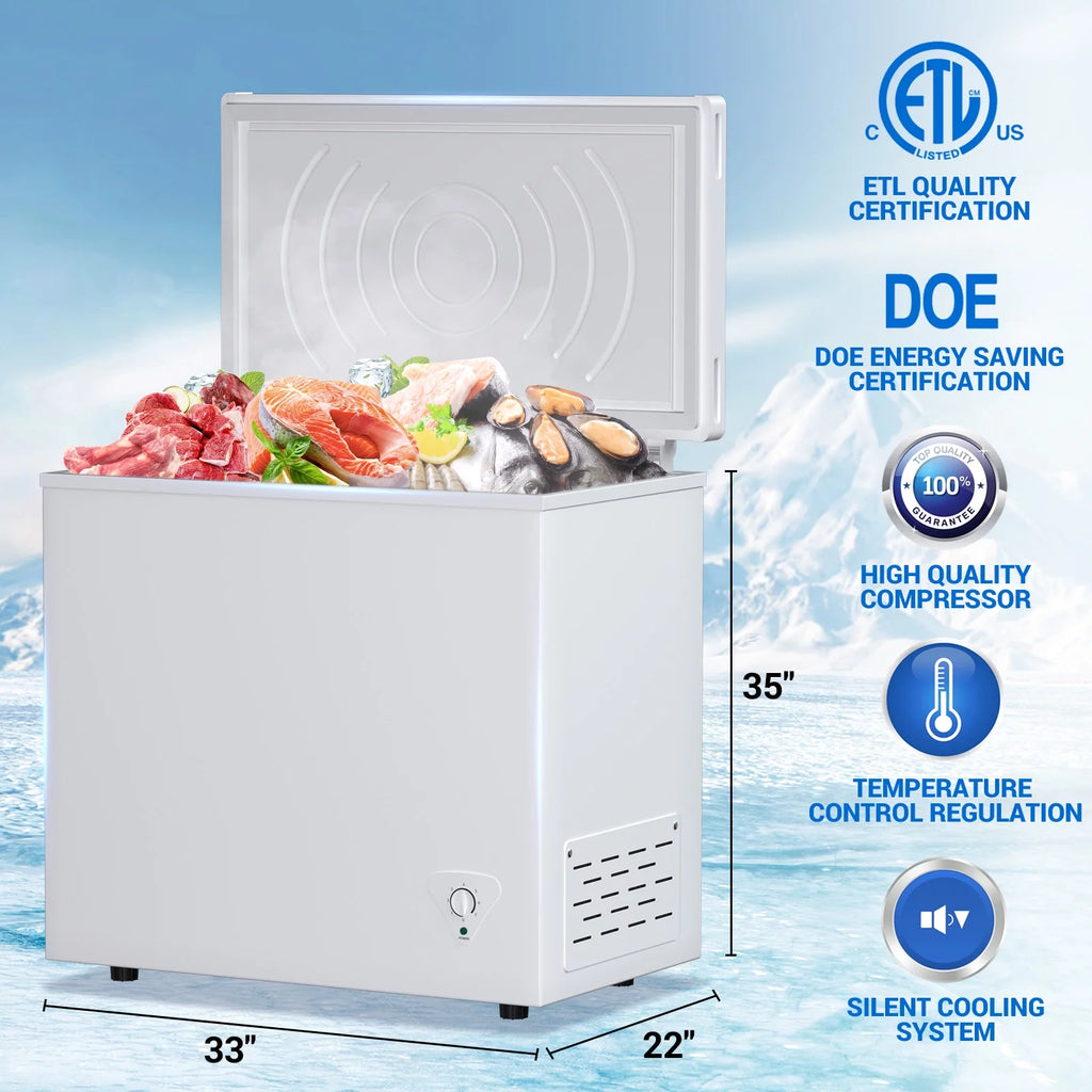 7 Cu. Ft. Chest Freezer with Removable Basket N117
