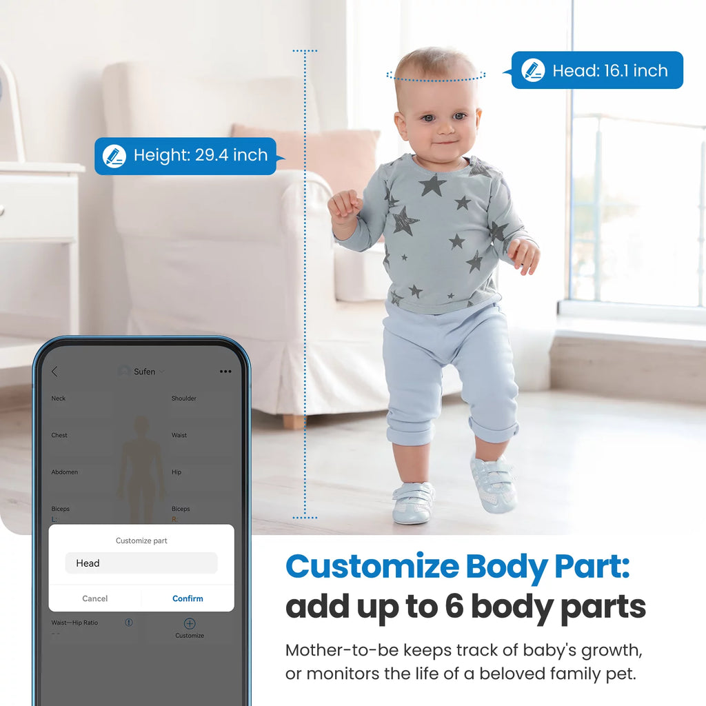 Smart Bluetooth Body Measuring Tape D652