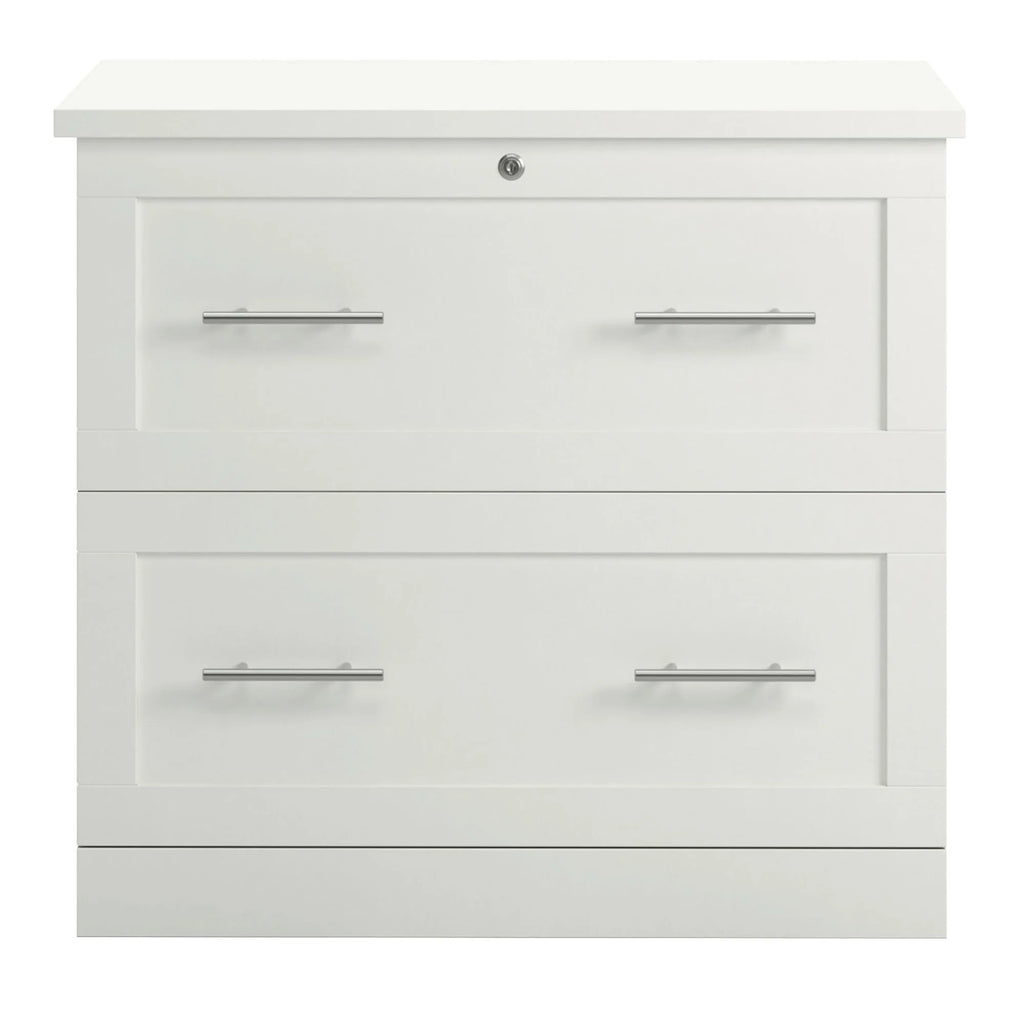 White 2-Drawer Lateral File Cabinet D184315