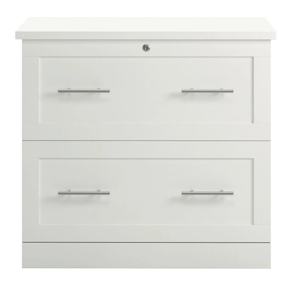 White 2-Drawer Lateral File Cabinet D184315