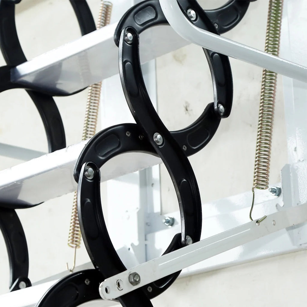 Black-White Al-mg Alloy Wall Mounted Folding Attic Ladder G43400
