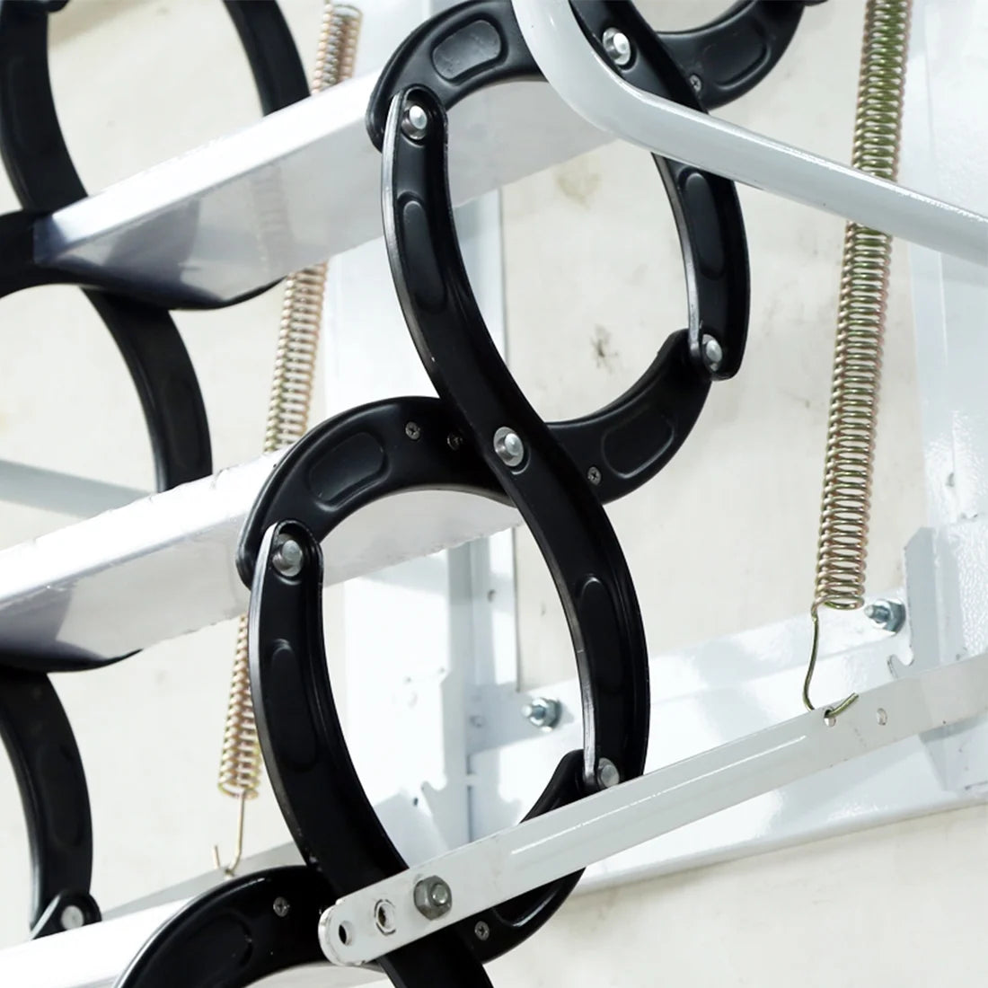 Black-White Al-mg Alloy Wall Mounted Folding Attic Ladder G43400