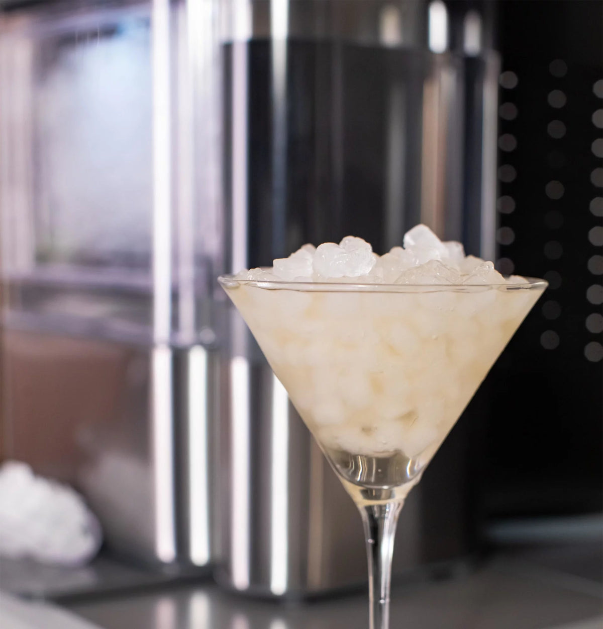Countertop Nugget Ice Maker with Side Tank Stainless Steel F52228