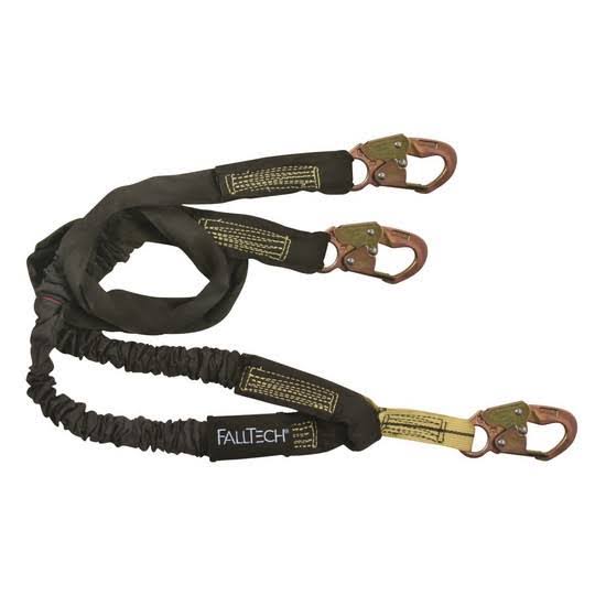 Shock Absorbing Y-Leg Lanyard with Hooks D66219