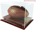 Cherry Finish Solid Wood Football Display Case R923