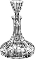 Cut Crystal Mouthwash Decanter with Hollow Stopper Pack of 2 A16903