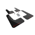 Black Mud Flap with Red Logo E8330