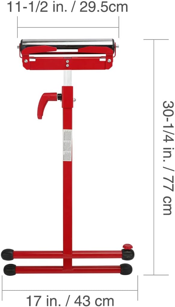 Folding Roller Stand Height Adjustable, 250 pound Load Capacity, Pack of 2 J104021