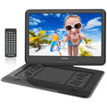 15.6 inch Portable DVD Player with Games Function, USB / SD Slot (Black) U2057