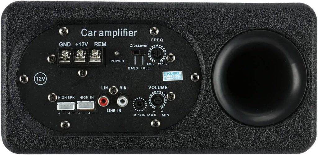 6 Inch Powered Car Subwoofer Pack of 2 B4407