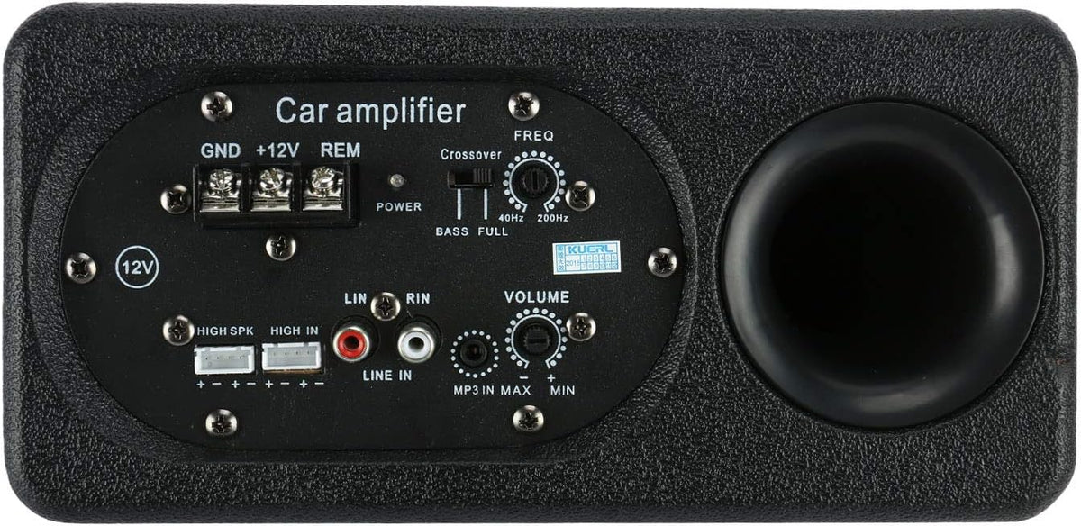 6 Inch Powered Car Subwoofer Pack of 2 B4407