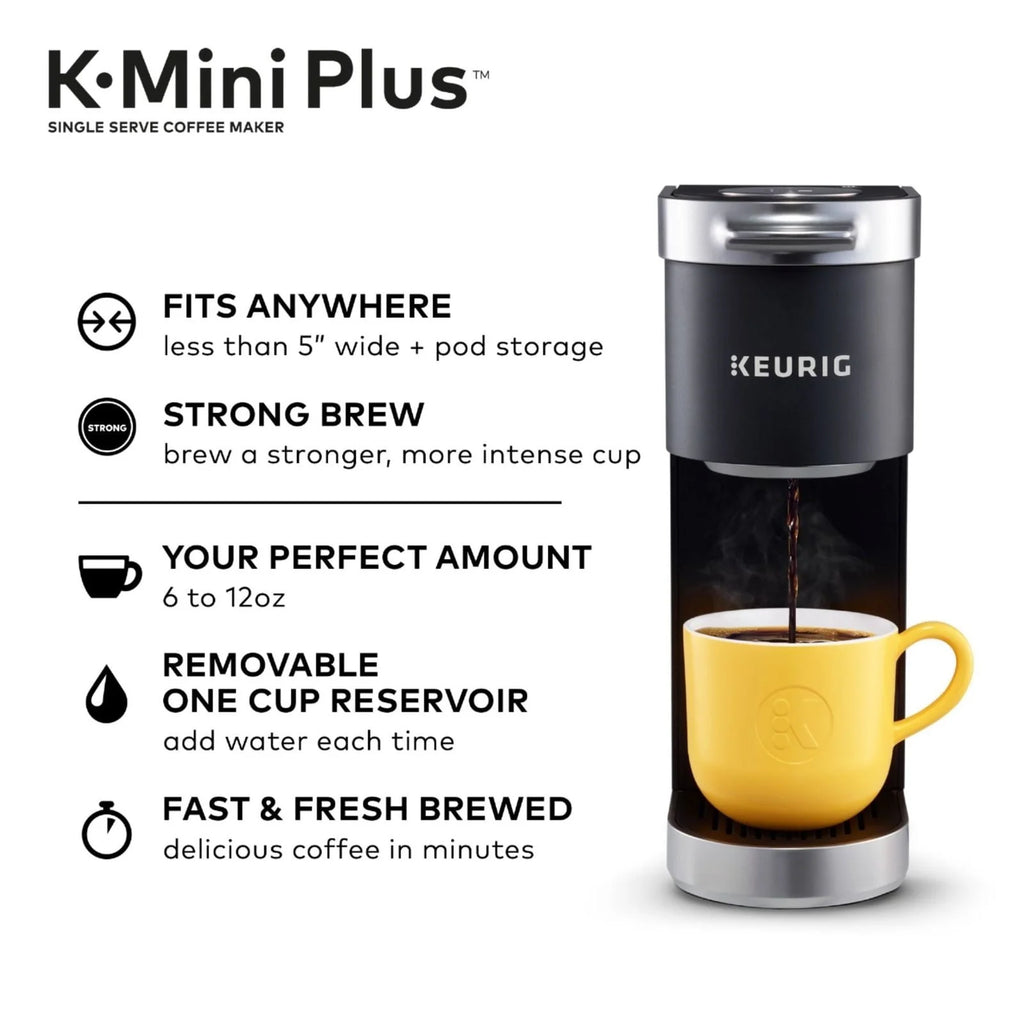 Single Serve K-Cup Pod Coffee Maker Matte Black H368156