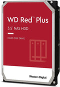 6TB WD Red Plus NAS Internal Hard Drive HDD - 5400 RPM, SATA 6 Gb/s, CMR, 64 MB Cache, 3.5 E42775