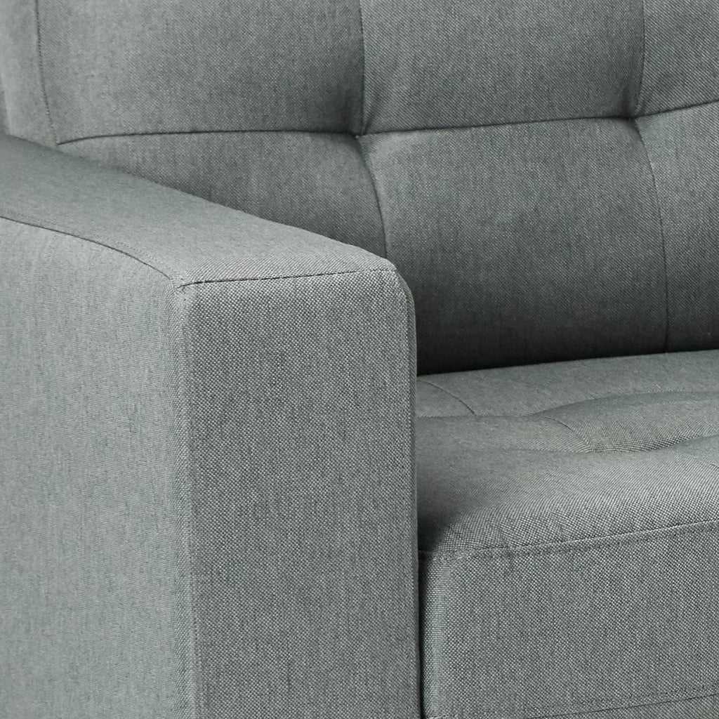 Gray Sectional Sofa with Chaise W322