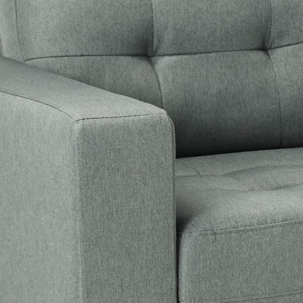 Gray Sectional Sofa with Chaise W322