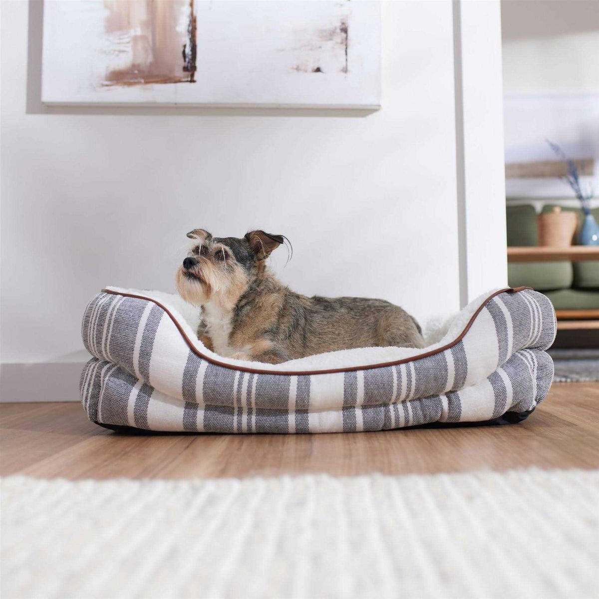 Farmhouse Double Bolster Dog & Cat Cuddler C16548
