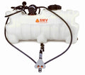 25-Gallon White ATV Sprayer with 2 Nozzle Boomless T45676