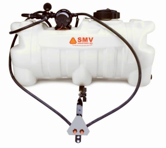 25-Gallon White ATV Sprayer with 2 Nozzle Boomless T45676