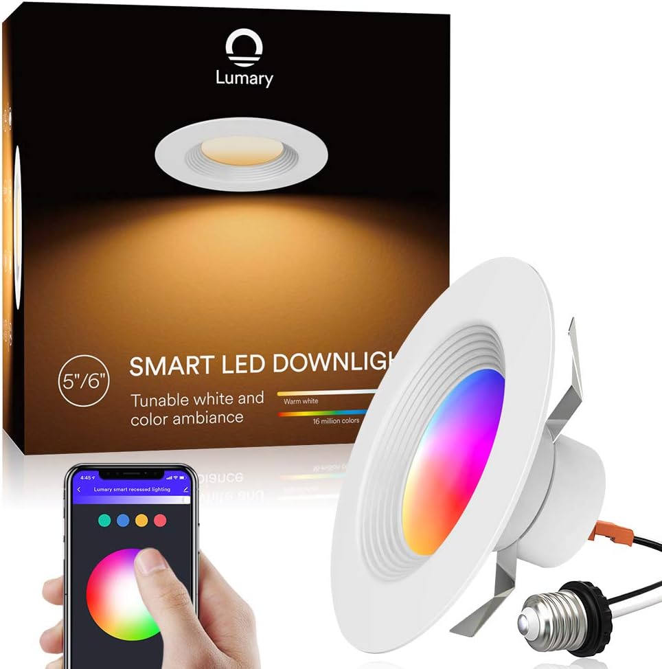 5/6 inch LED Smart Recessed Lighting Wi-Fi RGBWW Downlight 13W 1100LM G8137