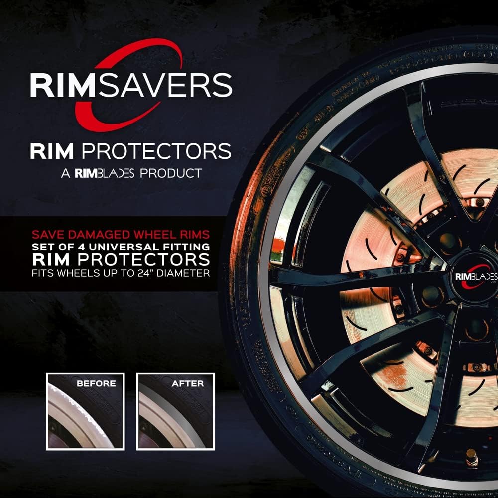 Yellow Set of 4 Wheel Rim Protectors C39074