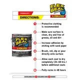 White Liquid Rubber Sealant Coating, 2.5 Gallon L369375