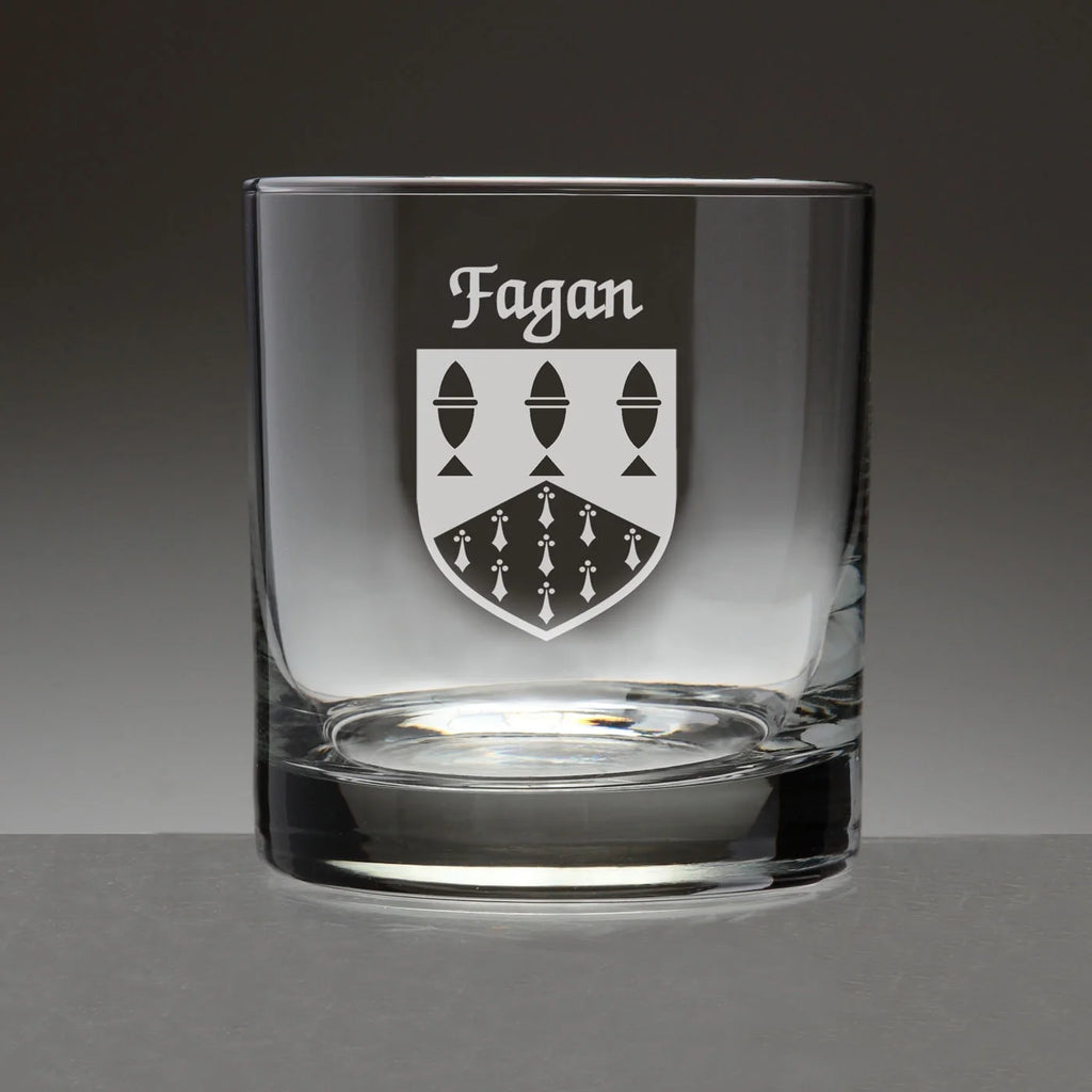 Irish Coat of Arms Tumbler Glasses Set of 4 D597