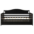Black Twin Daybed with Trundle O52829